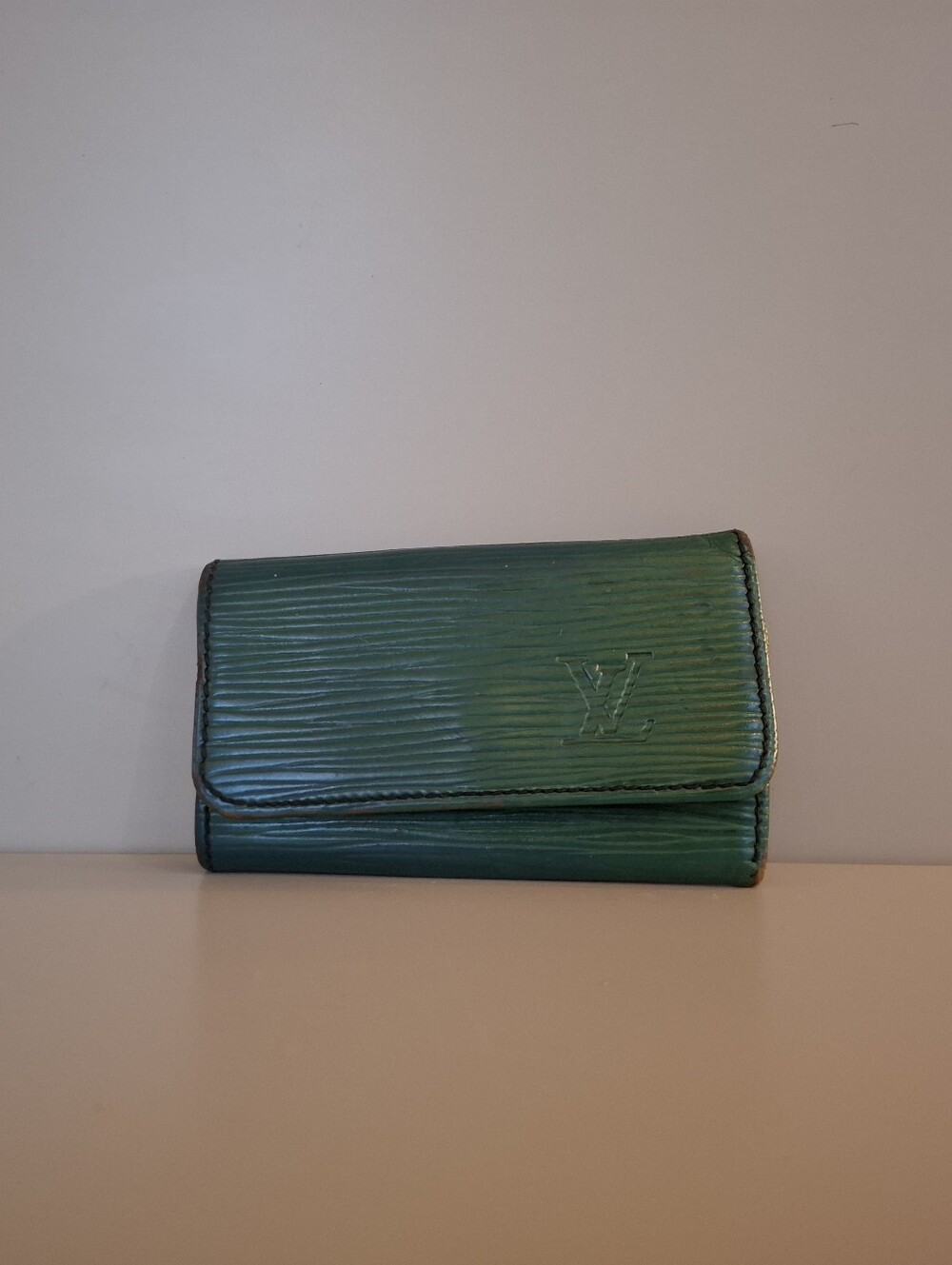 Louis Vuitton Green Epi Leather Wallet